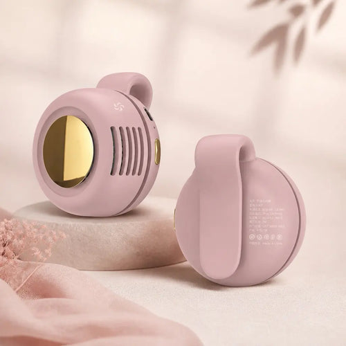 Portable Silent Mini Bladeless Electric Fan,Adjustable 3-speed Suspended Waist Fans,Phone Cooling Fan,Personal Fan,Rotating BodyFan Suitable for Outdoor Travel,fathersdaygift,rechargeable personal fan,handheld turbo fan,Perfect Gift
